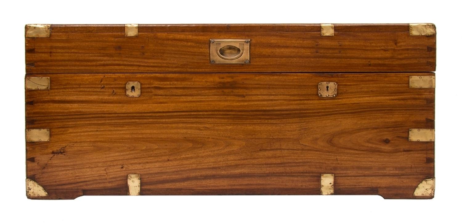 Military Campaign Camphor Wood Chest