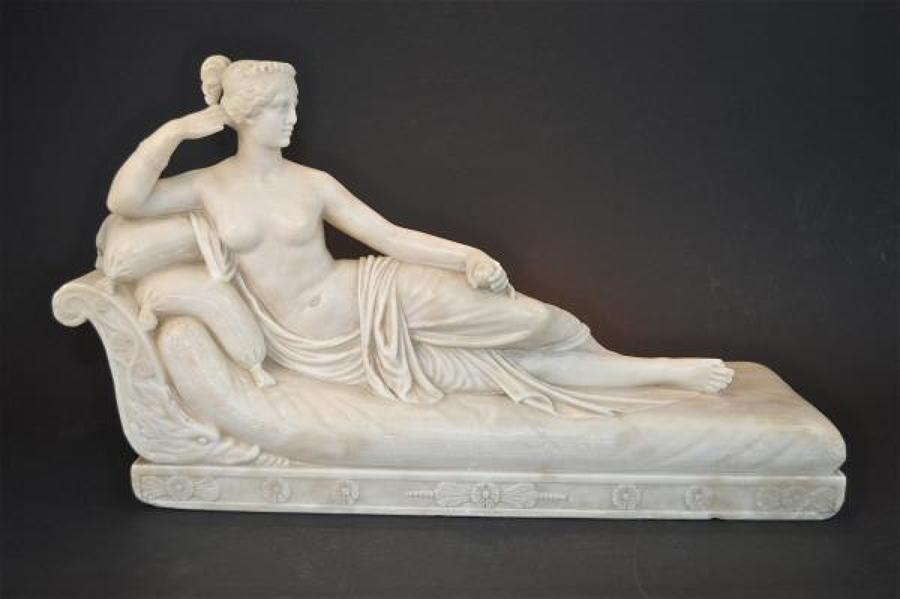 Alabaster 19th century figure