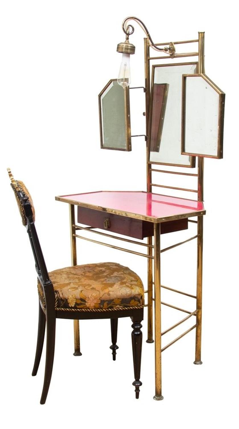Vintage French Dressing Table and Chair c.1920