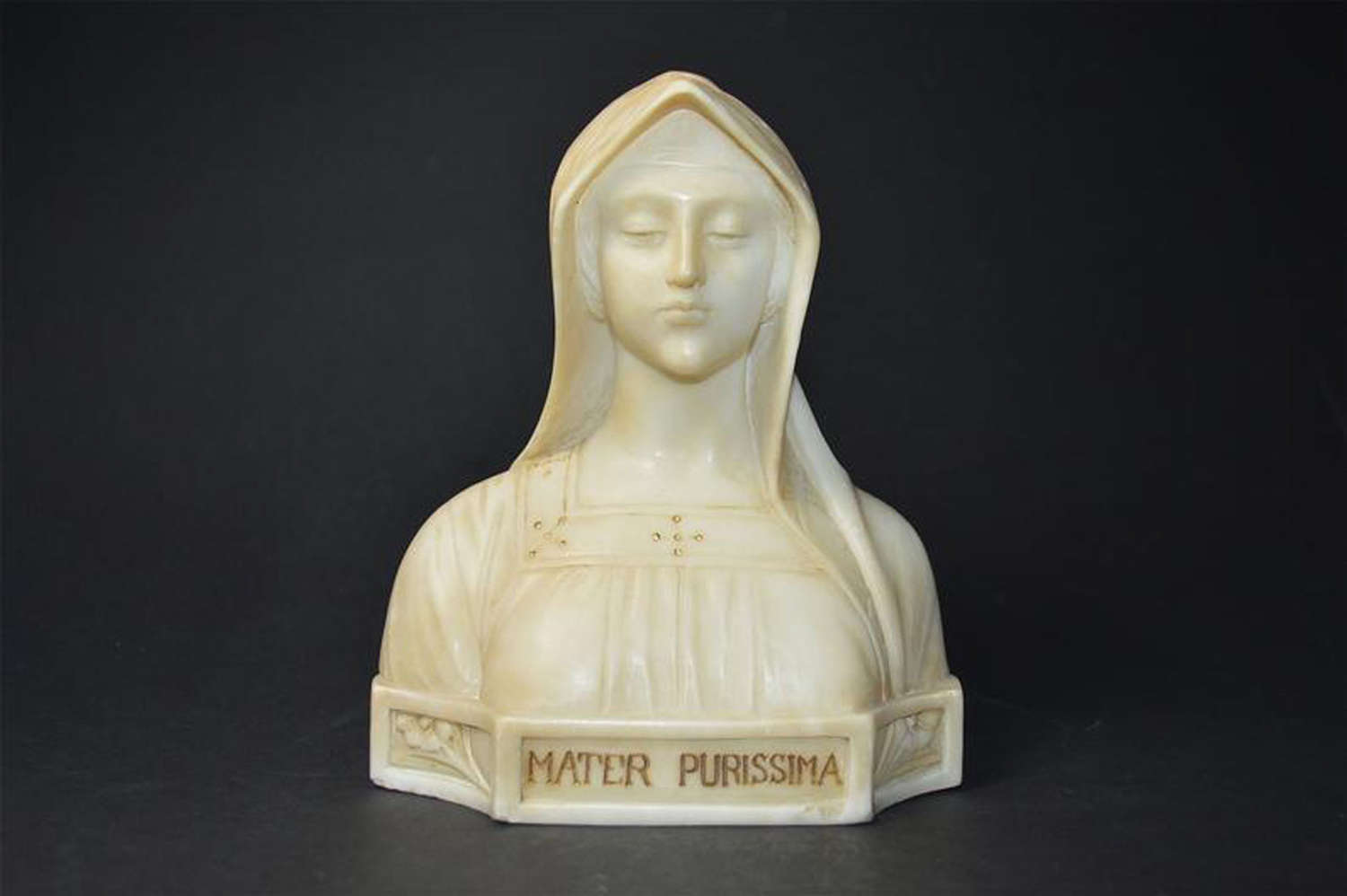 A beautiful antique bust of Mary