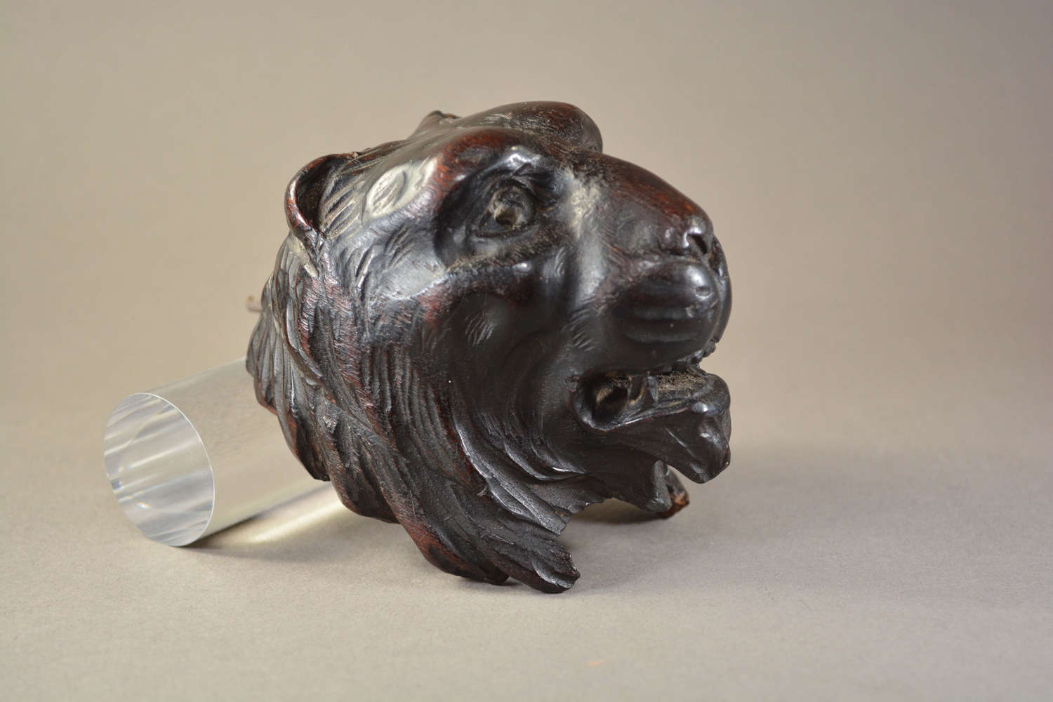 A fine English antique lions head corbel