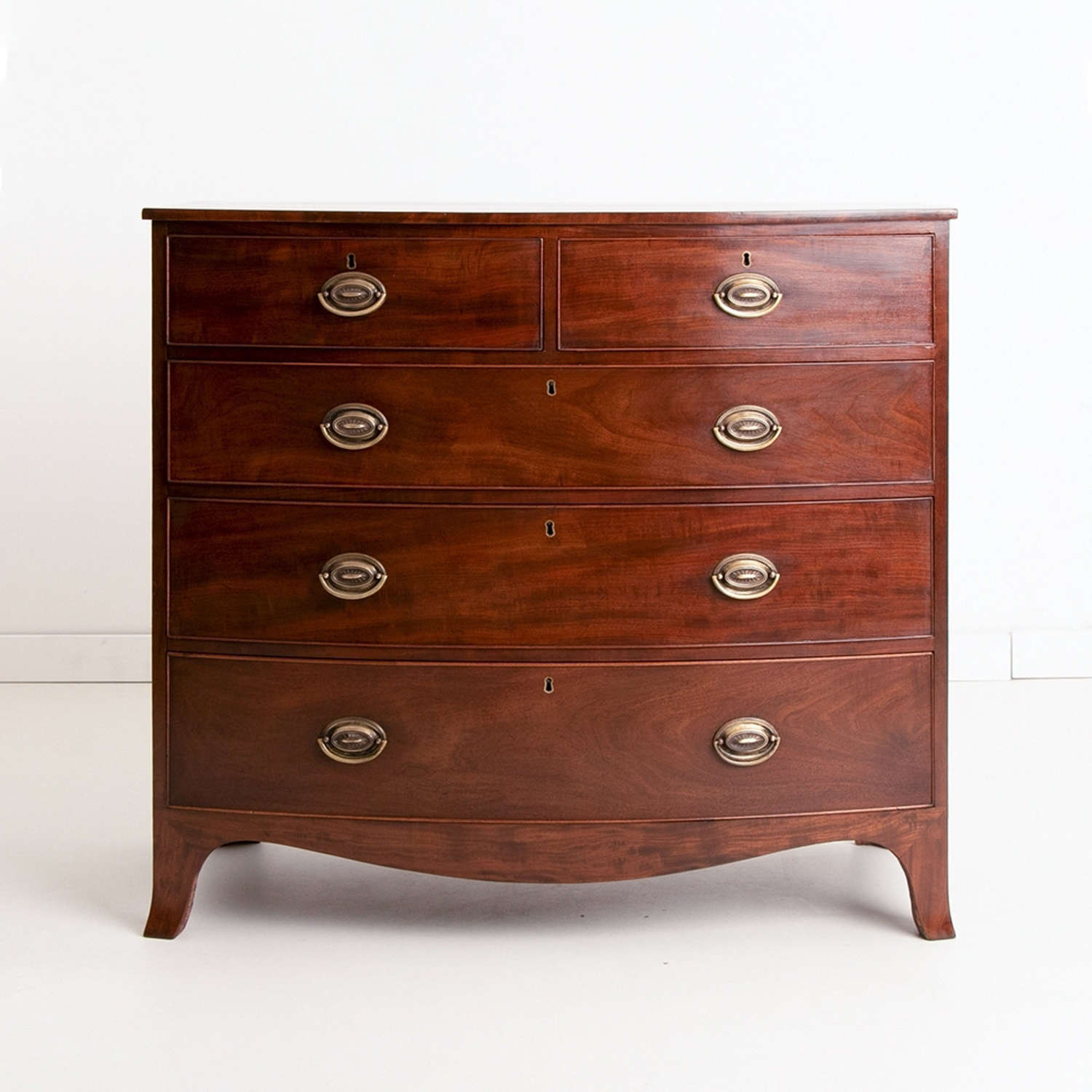 Victorian Mahogany Bow Fronted Chest of Drawers
