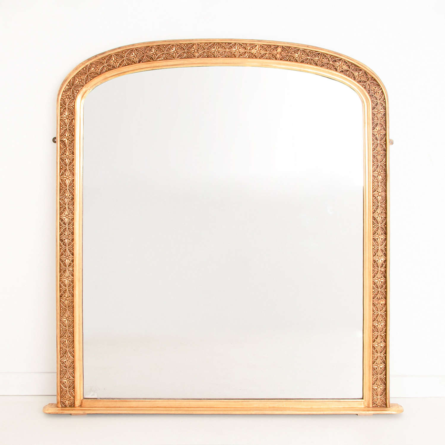 Antique Gilded Overmantle Mirror c.1840