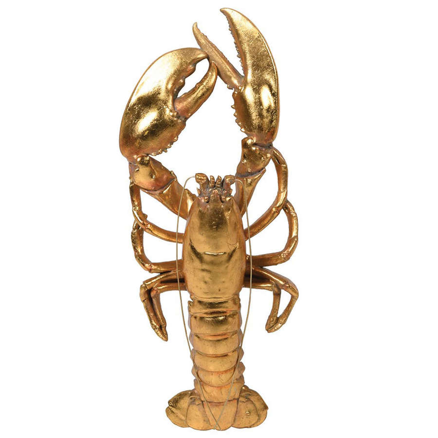 Gold Lobster Ornament
