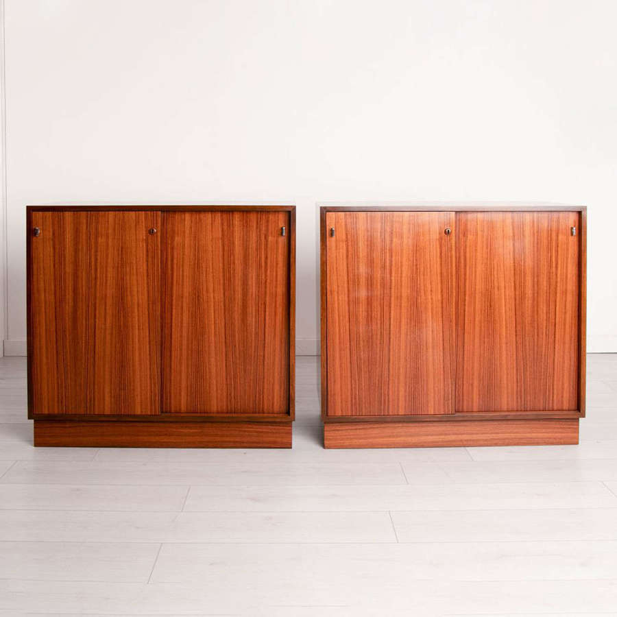 Pair of Rosewood Cabinets by Preben Fabricius & Jorgen Kastholm for Si