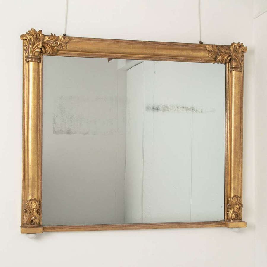 Antique Gilt Overmantle Mirror made By William Cribb c.1825