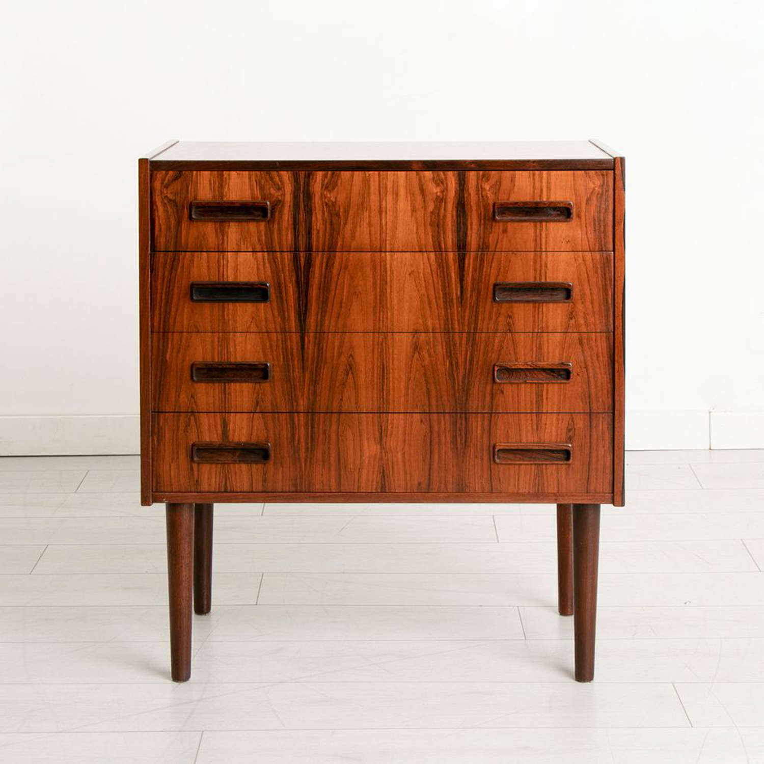 A Danish rosewood small chest