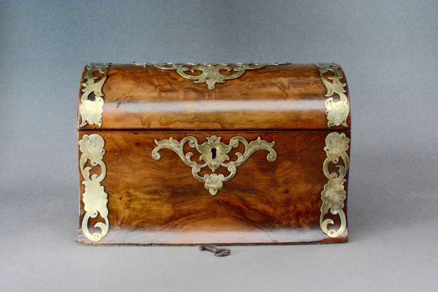 A Victorian dome topped jewel casket.