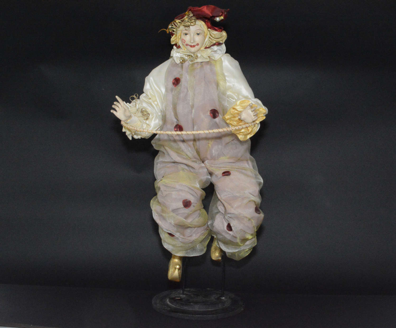 A large vintage Commedia dell arte figure of Pierrot