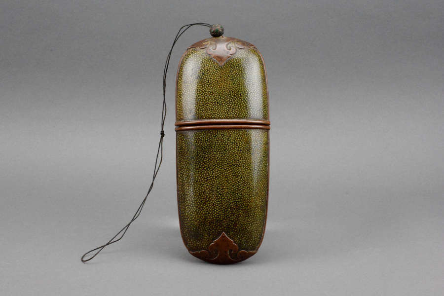 A Japanese antique spectacle case. Meji Period 1868-1912