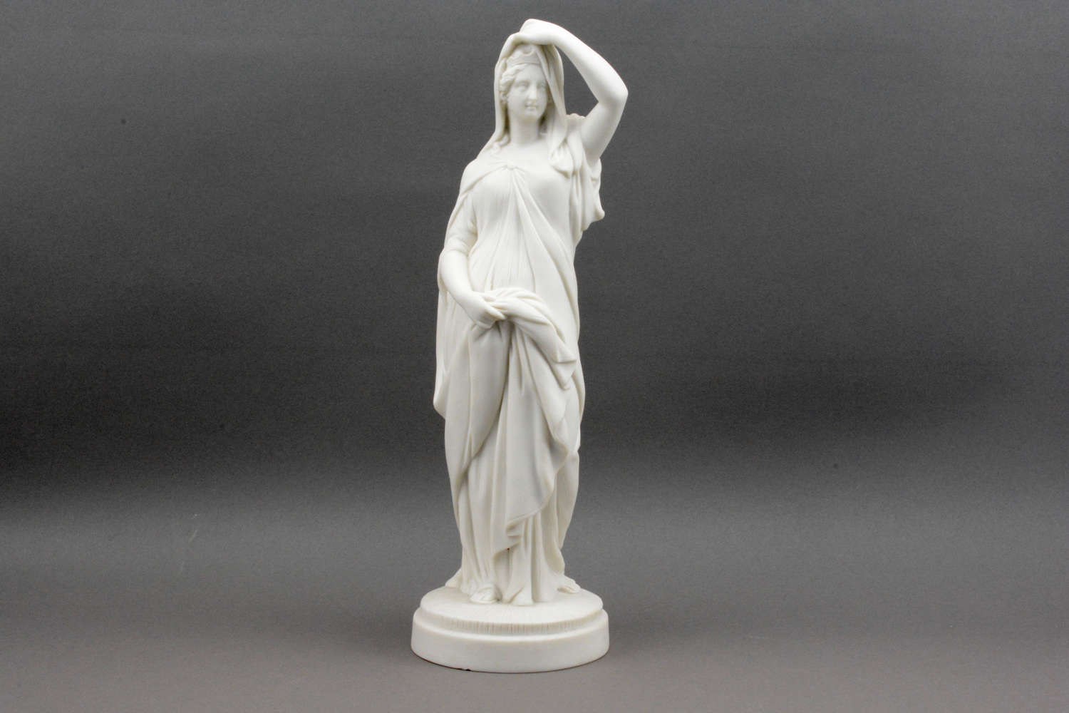 A Victorian parian ware figure of a classical princess C1870