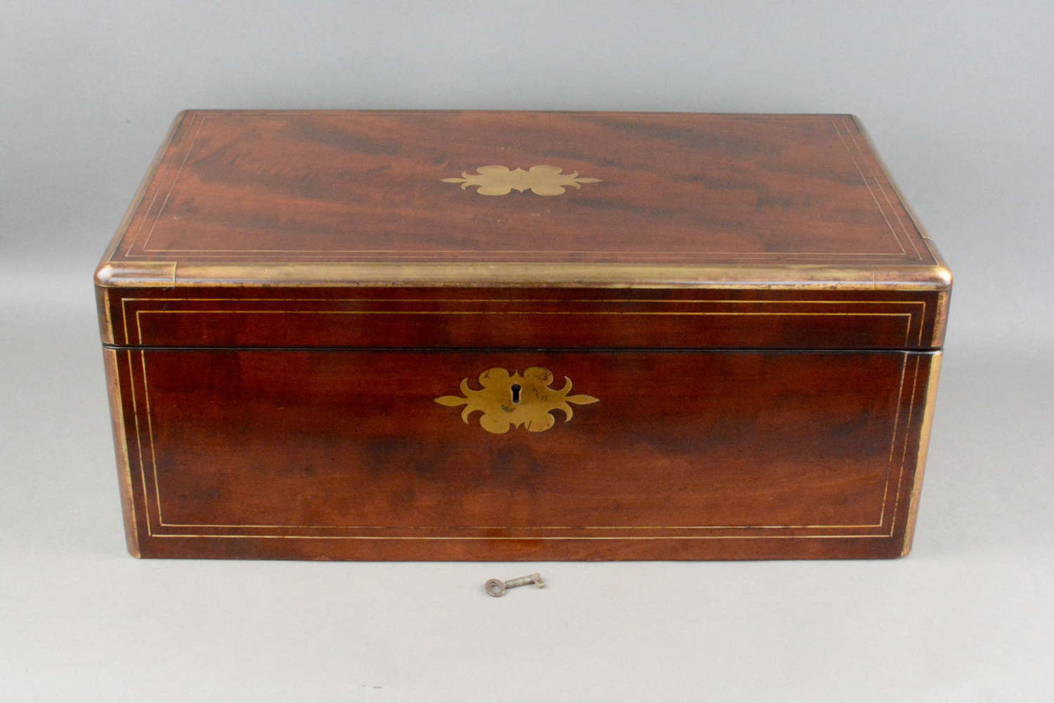 A large Regency period writing slope box.C 1820