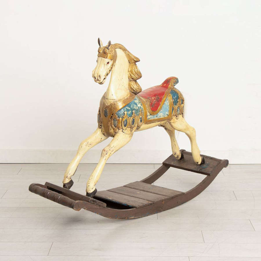 American Carousel Painted Rocking Horse