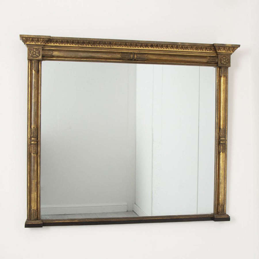A Regency English Overmantle Mirror 1820's